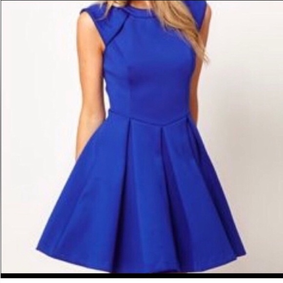 Ted Baker London Dresses & Skirts - Ted Baker London Kipp Royal Blue Mini Dress